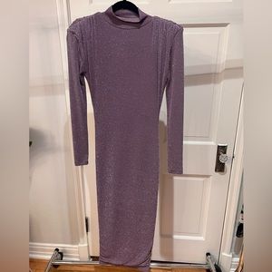 Fitted purple dress from JLUXLABEL.